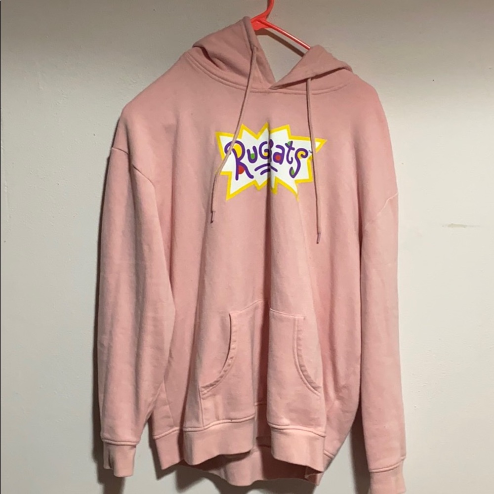 Vintage baby pink Rug rats hoodie